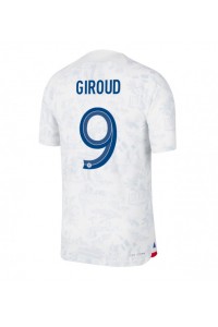 Fotbalové Dres Francie Olivier Giroud #9 Venkovní Oblečení MS 2022 Krátký Rukáv
